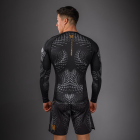Рашгард - Venum Matupa Long Sleeve Rashguard - Black/Grey/Gold​
